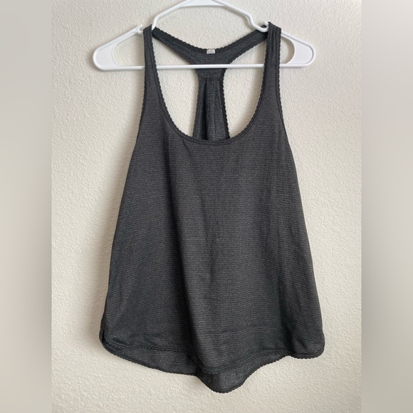 Lululemon fabled forest tank top black/gray size 6 - Picture 5 of 5